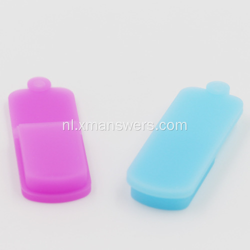Op maat gegoten waterdichte siliconen rubberen USB-hoes